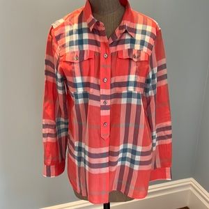 Burberry Brit Red Plaid